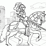 Caballero ecuestre Armado