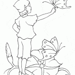 Elf y la mariposa