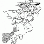 Bruja de Halloween