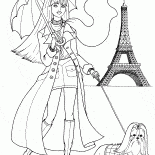 Chica en París