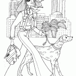 Chica en la ciudad