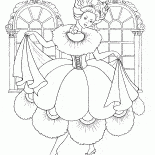 Princesa en el baile