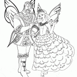 El rey y la princesa Catania