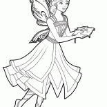 Princesa de hadas del viaje