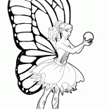 Barbie Mariposa y la pelota