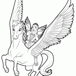 Hada y Pegaso