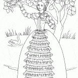 Princesa en el jardín