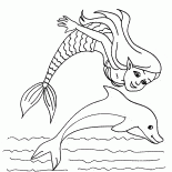 La sirena y el delfín