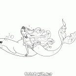 Barbie sirena y el delfín