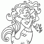 Sirena con caracola