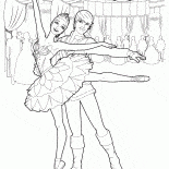 Bailarina con un socio