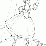 Bailarina y la escena