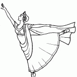 Bailarina del siglo 19