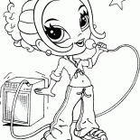 Chica canta karaoke