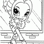 Muchacha con la bufanda