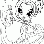 Artista de la niña