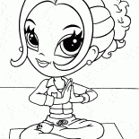 Chica en el yoga