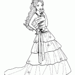 Barbie y elegante vestido