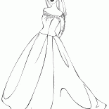 Barbie en un vestido de novia