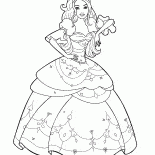 Vestido de baile de Barbie