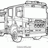 Camión de bomberos Scania