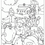 Calabaza en el jardín