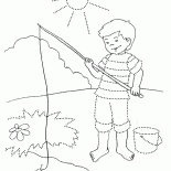 La pesca en el verano