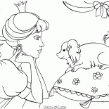 Princesa en la meditación