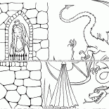 En dragón cautiverio