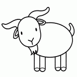 Cabra en una caminata