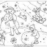 Diversión del invierno