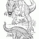 Caza Tyrannosaurus