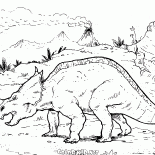 Centrosaurus está viajando por el mundo