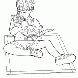 Gatito Gato siberiano