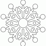 Delicado del copo de nieve