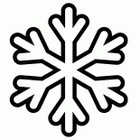 Copo de nieve simple