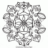 Copos de nieve en forma de figuras