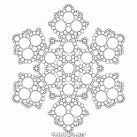 Copo de nieve del fractal