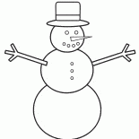 Muñeco de nieve de Navidad