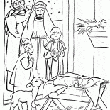 Salvador en el pesebre