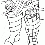 Regalos de Navidad en medias