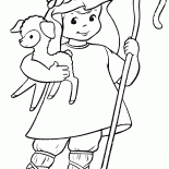 Juego de la Navidad con el cordero