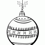 Bola del árbol de navidad