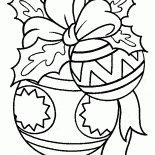 Un conjunto de bolas de Navidad