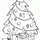 Árbol de Navidad con regalos