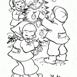 Árbol de Navidad vestido