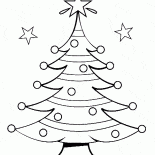 Árbol de Navidad de lujo en la calle