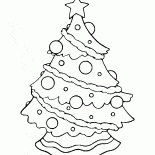 Fancy árbol de Navidad decorado