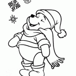 Winnie the Pooh y los copos de nieve
