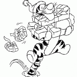 Tigre y regalos